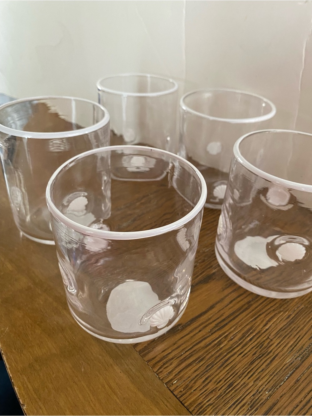 Madison Home 16 fl oz Icon Shells (NEW) set of 5 summertime drinkware beach vaca